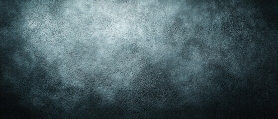 Obraz premium An abstract texture background features a dark teal color palette with a smooth transition from light to dark, creating depth and visual interest.