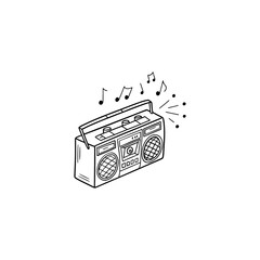 Dancing Boombox Tunes