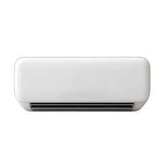 Fototapeta premium Png of wall mounted air conditioner isolated on transparent background, providing efficient cooling and climate control for homes