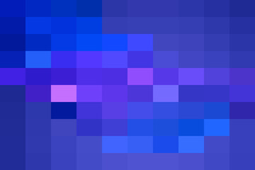 Vibrant Blue and Purple Pixelated Abstract background