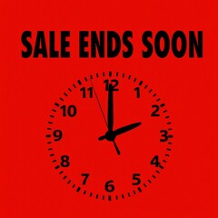 Limited Time Sale Soon Clock Countdown