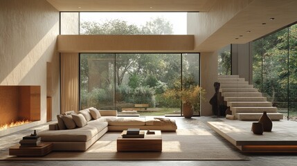 Tip: The key is to keep it neutral and light, evoking a sense of calm and sophistication. --ar 16:9 --stylize 750 --v 6.1 Job ID: c66a35a7-80b4-497e-9bbe-e15380d39527