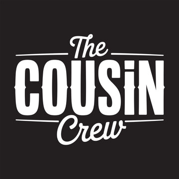 the cousin crew vector eps file.