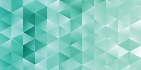 Obraz premium Abstract banner template with polygonal geometric design Vector