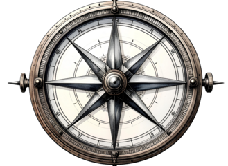 Firefly_Compass PNG – Transparent Geometry Tool
