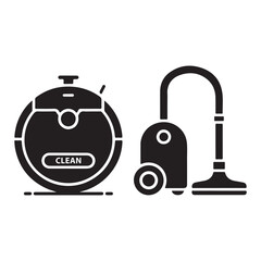 Industrial vacuum cleaner vector symbol