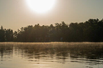 sunrise on the lake