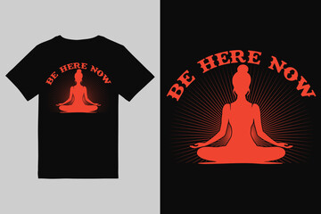Yoga T shirt Design, yoga vector for t shirt