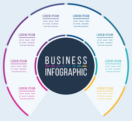 Business infographic design 8 Steps