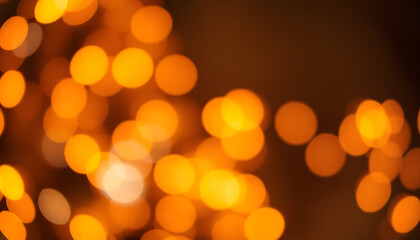 Obraz premium Golden Christmas Lights Glow Background
