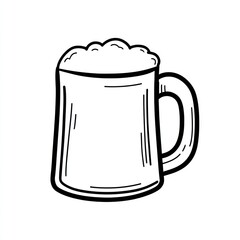 Beer mug illustration