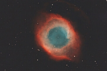 Helix Nebula (NGC 7293 or Caldwell 63), a planetary nebula in the constellation Aquarius © Franco Tognarini