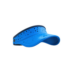 Stylish Blue Perforated Visor for Sports and Outdoor Activities