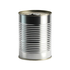 single tin can, isolated on transparent background