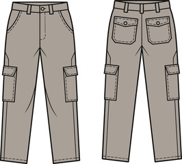 pants, cargo, trousers, pocket, flap, belt, loop, waistband, stitch, seam, casual, utility, fashion, clothing, apparel, garment, vector, design, sketch, illustration