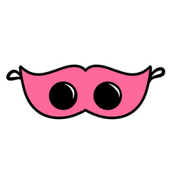 Fototapeta premium Superhero Cartoon Mask