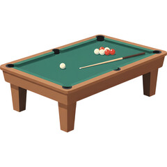 Green Billiard Pool Table