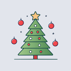 christmas tree vector