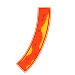 Illustration of Cholesterol in Blood