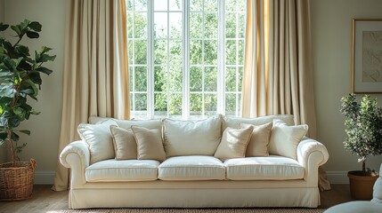 Fototapeta premium Wall Mirrors: Large ornate mirrors in gilded or gold frames create a sense of grandeur and reflect light, enhancing the space. 