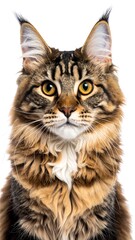 Fototapeta premium Close-up of a Maine Coon cat