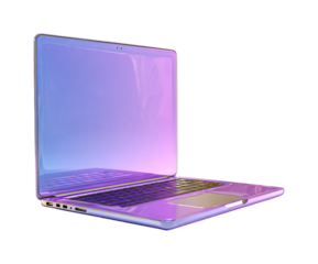 Laptop showcase technology digital modern PNG, isolated on transparent background