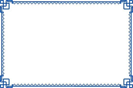 Simple Frame, Border Frame, Photo Frame with White Background, Sharp Blue Frame, Unique Frame, Amaizing Style Frame