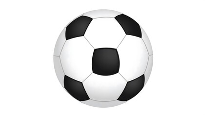 Obraz premium Classic soccer ball isolated on white background