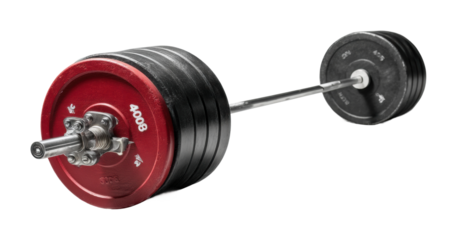 Weightlifting competition gym sports equipment focus PNG, isolated on transparent background