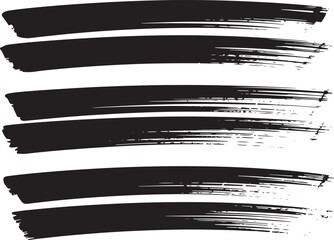 Black Brush Strokes Set on White Background b8ugaiptrt textured