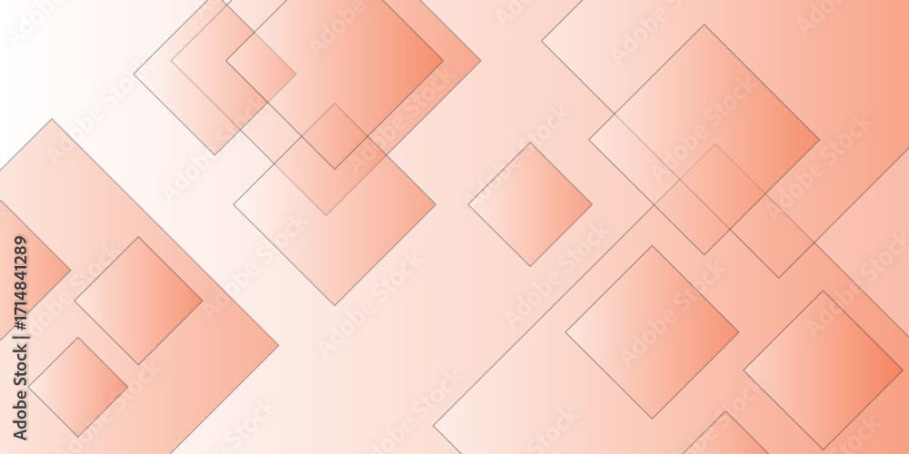 Fototapete modern and minimalistic soft red or white gradient color abstract background. abstract soft red geom