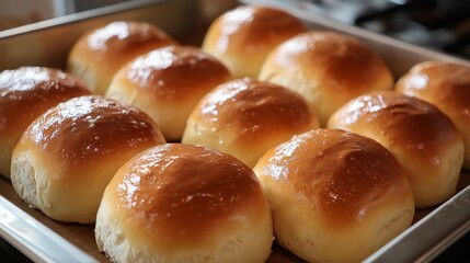 Yeast buns are a type of bread made using yeast, flour, sugar, salt, and butter or oil. They are often soft and fluffy, and can be either sweet or savory depending on the additional ingredients used.
