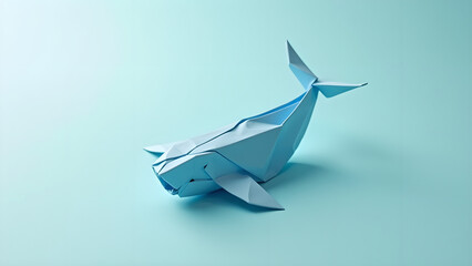 Blue Whale Origami
