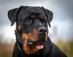 Obraz premium Close-up of a Rottweiler