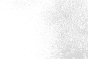 white snow on the transparent background