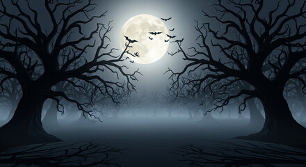 spooky halloween background