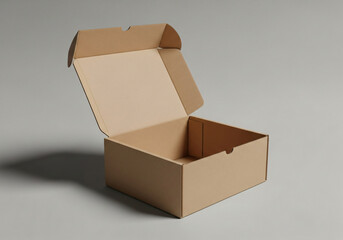Blank open box packaging mockup , Template for your design - branding mockup