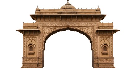 Ornate stone archway