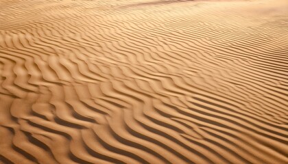 Golden Beach Sand Texture With Gentle Waves And Soft Shadows Featuring Warm Beige Tones Providing A Serene Natural Backdrop For Designs