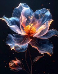 Naklejka premium Hintergrund Blume
