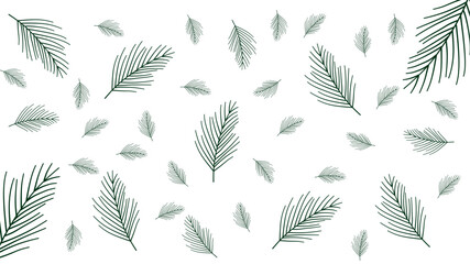 Tropical Leaf Pattern Background