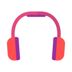 Modern Red and Purple Headphones for Music Lovers and Audiophiles