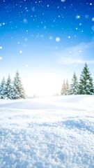 Winter wonderland landscape