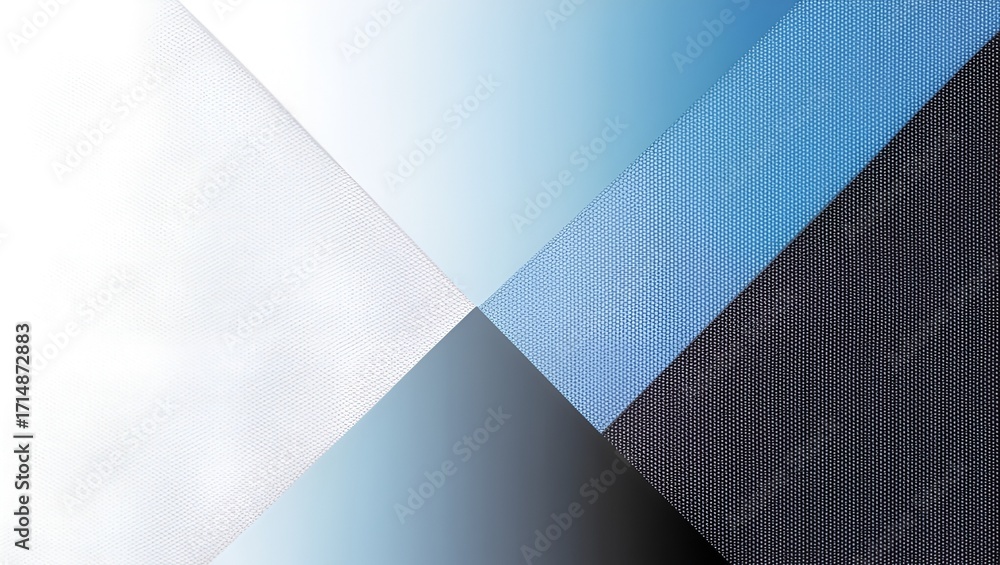 Poster abstract gradient mesh blending white into soft blue and deep black tones. subtle texture adds depth