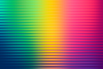 Abstract background with colorful horizontal lines, creating a vibrant and eyecatching pattern that is perfect for modern and creative designs
