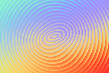 A mesmerizing concentric circles pattern with a gradient of vibrant colors creates a captivating and dynamic visual effect, perfect for backgrounds