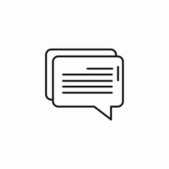 message chat box icon sign vector