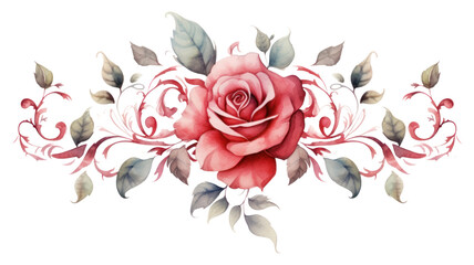 PNG Rose graphics pattern flower.
