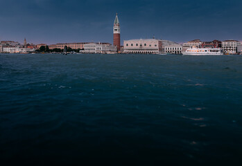 Fototapeta premium Venice view, skyline of the city, Campanile di San Marco