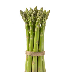  Bunch of Asparagus on isolated Background